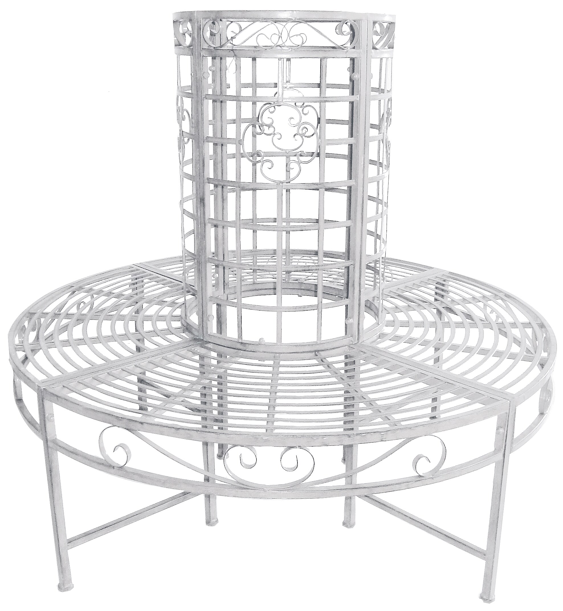 Baumbank LARISSA, pulverbeschichtet 