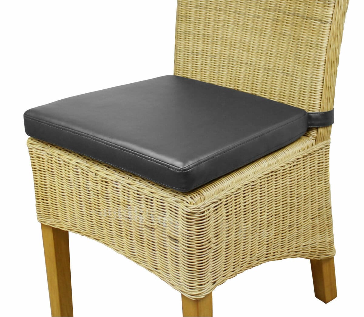 Sedex 1x Sitzpolster LARISSA Kunstleder schwarz 