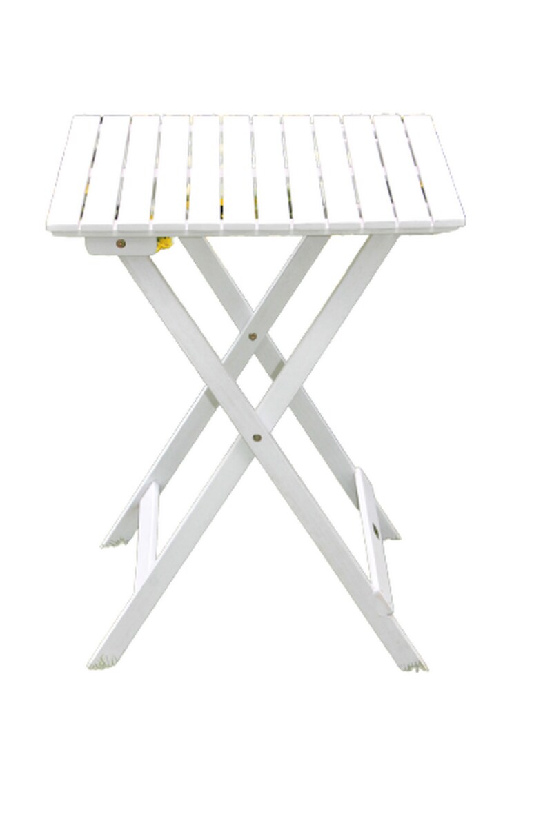 Sedex Klapptisch Bistro wei&szlig; gewischt 58x58cm 