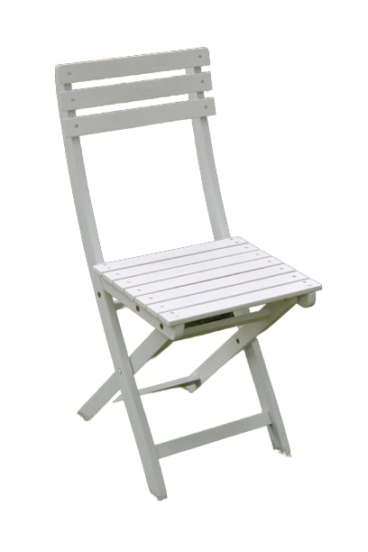 Sedex Klapptstuhl Bistro wei&szlig; gewischt 