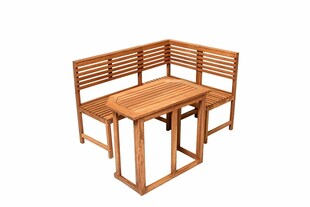 Sedex Gartenset Saigon Eckbank&Tisch natur 