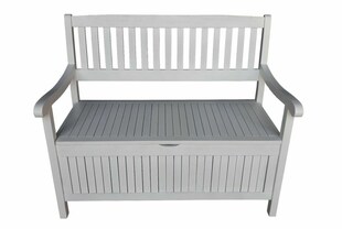 Sedex Truhenbank Greena 2er Sitz weiß gewischt 