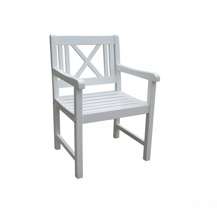 Sedex 1x Gartensessel Aalborg wei&szlig; gewischt 