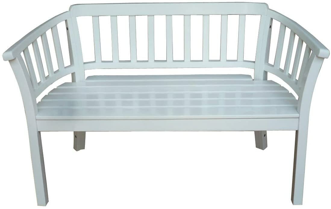 Sedex Gartenbank Veronica 2er Sitz wei&szlig; gewischt 