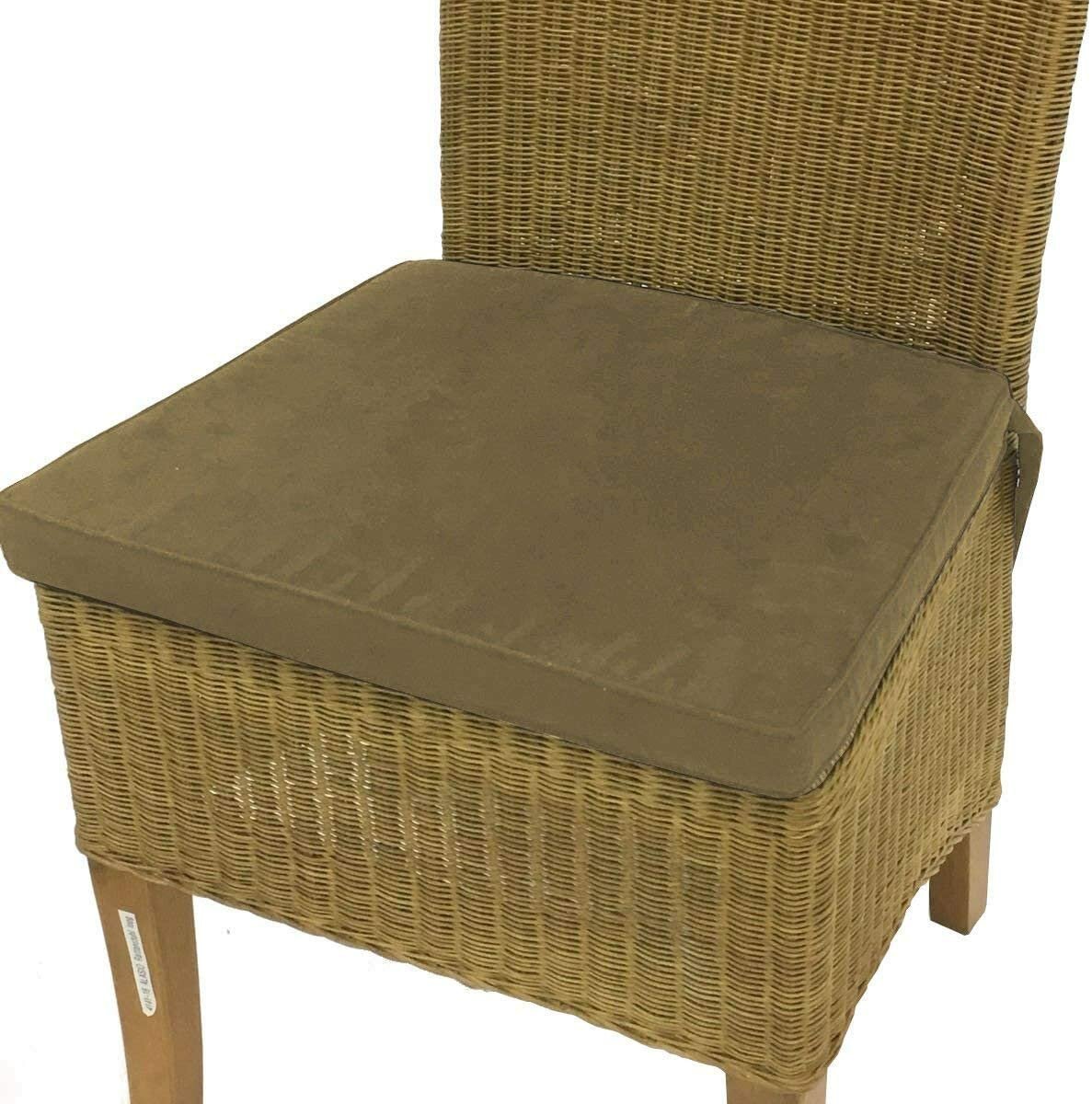 Sedex 4x Sitzpolster LARISSA Microfaser helllbraun 