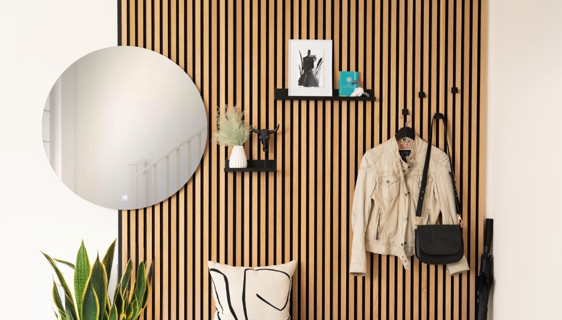 HOME DELUXE Regal f&uuml;r Akustikpaneel RESONA 50 x 5 cm Schwarz - versch. Ausf&uuml;hrungen 