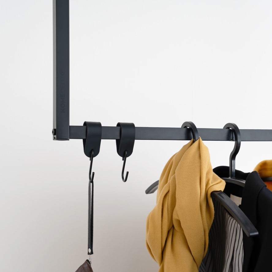 HOME DELUXE S-Haken SHAPE Schwarz 10 St&uuml;ck 