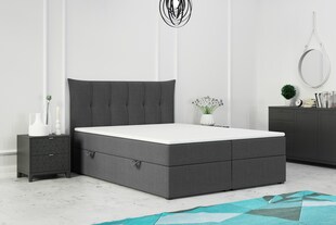 M-Punkt GmbH  Boxspringbett PADUA mit Bettkasten 180 x 200 cm Anthrazit - versch. Ausführungen 