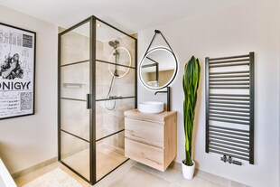 HOME DELUXE LED-Spiegel Rund FIANA – 80 cm inkl. Aufhängung 