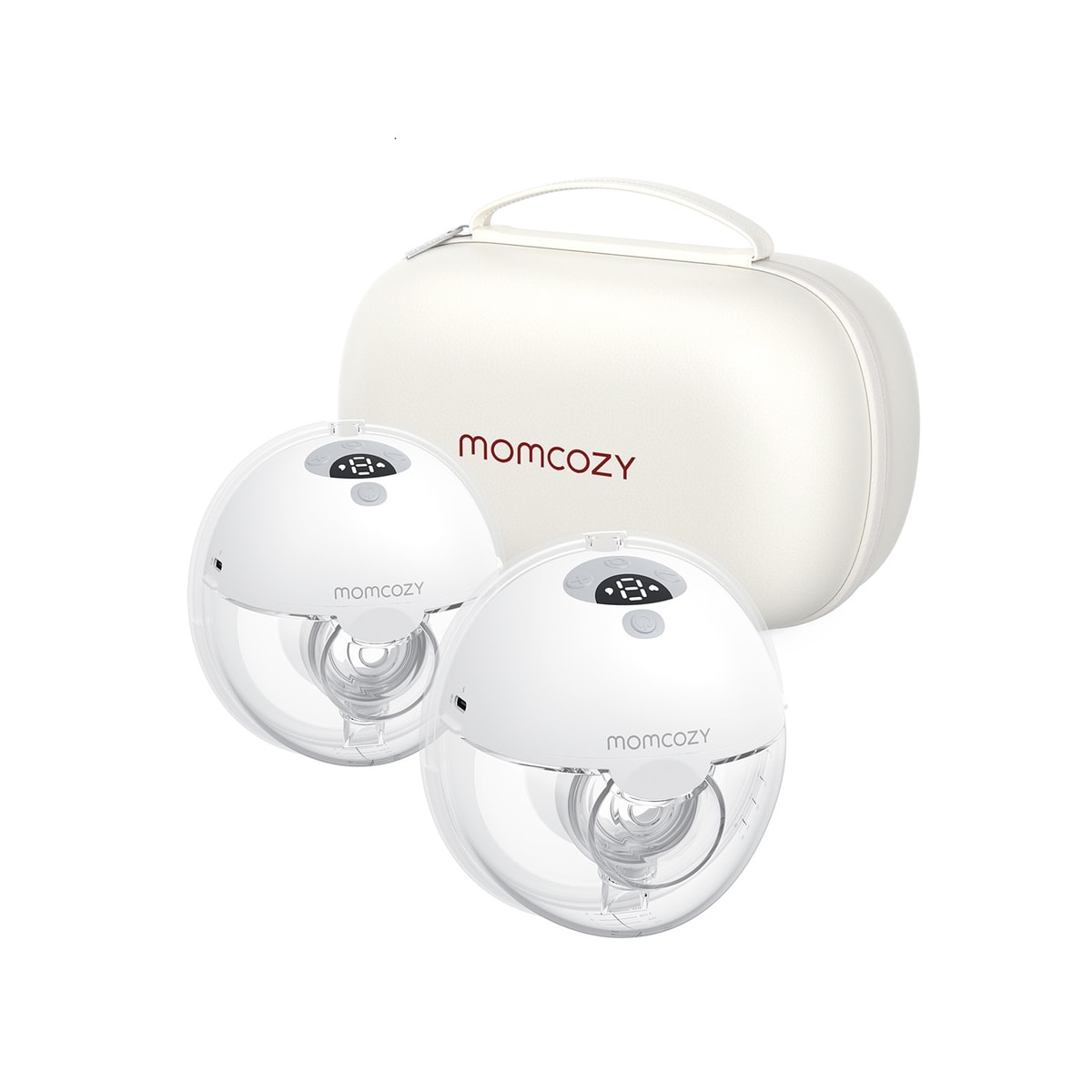 Momcozy M5 Milch Pumpe Doppelt grau 