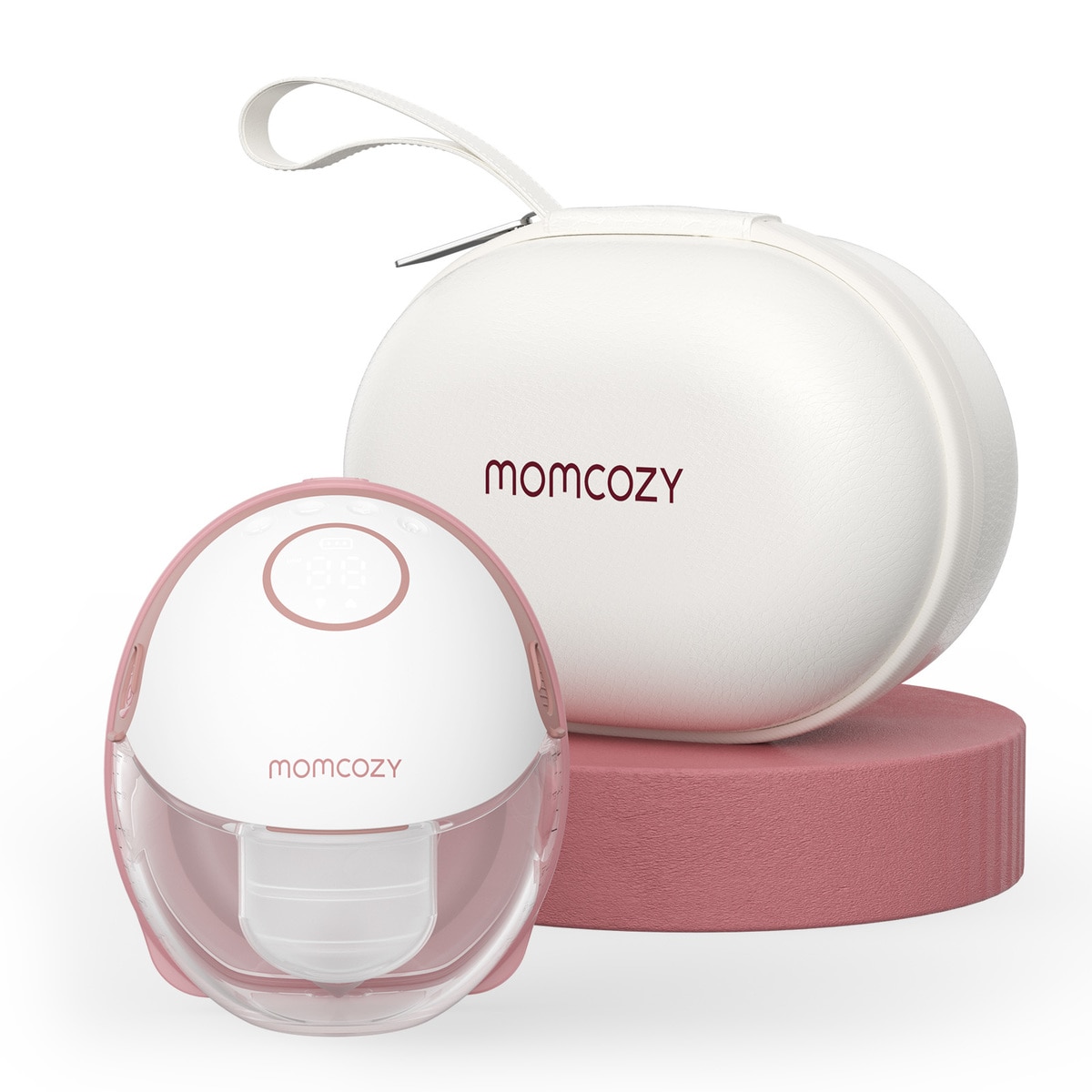 Momcozy M6 Mobile Milch Pumpe Einzeln Maroon 
