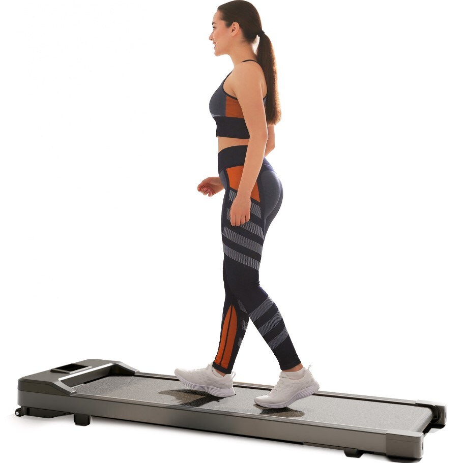 LETIX Elektrisches Laufband DeskWalk für zu Hause oder Büro, LCD-Display Motorisiertes Fitnessgerät, Schreibtisch Heimtrainer - Anthrazit - versch. Ausführungen