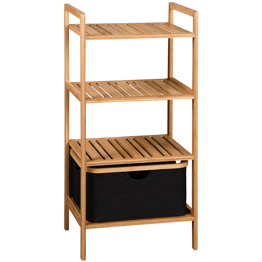 KESPER Regal mit Korb, Bambus, FSC 