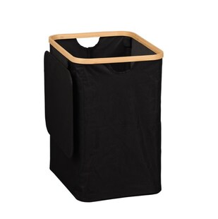 KESPER Wäschesammler, Bambus, FSC, schwarz 