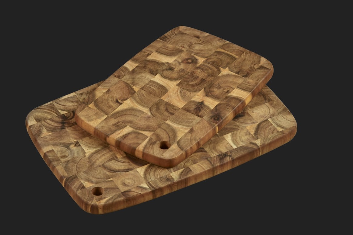 KESPER 2er Set, Tranchierbrett, Akazie, FSC 