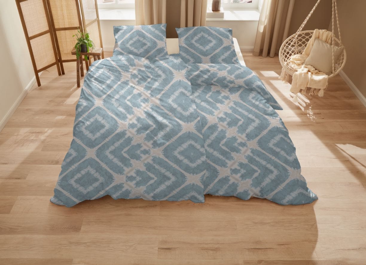 Mako-Satin-Bettw&auml;sche 135x200cm - versch. Muster 