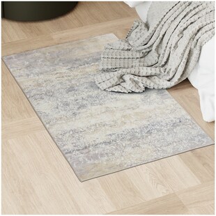 tectake® Vintage Designer Teppich, verschiedene Größen, pflegeleichter, flauschiger Kurzflor, rutschfeste Unterfläche 