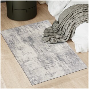 tectake® Vintage Designer Teppich, verschiedene Größen, pflegeleichter, flauschiger Kurzflor, rutschfeste Unterseite 