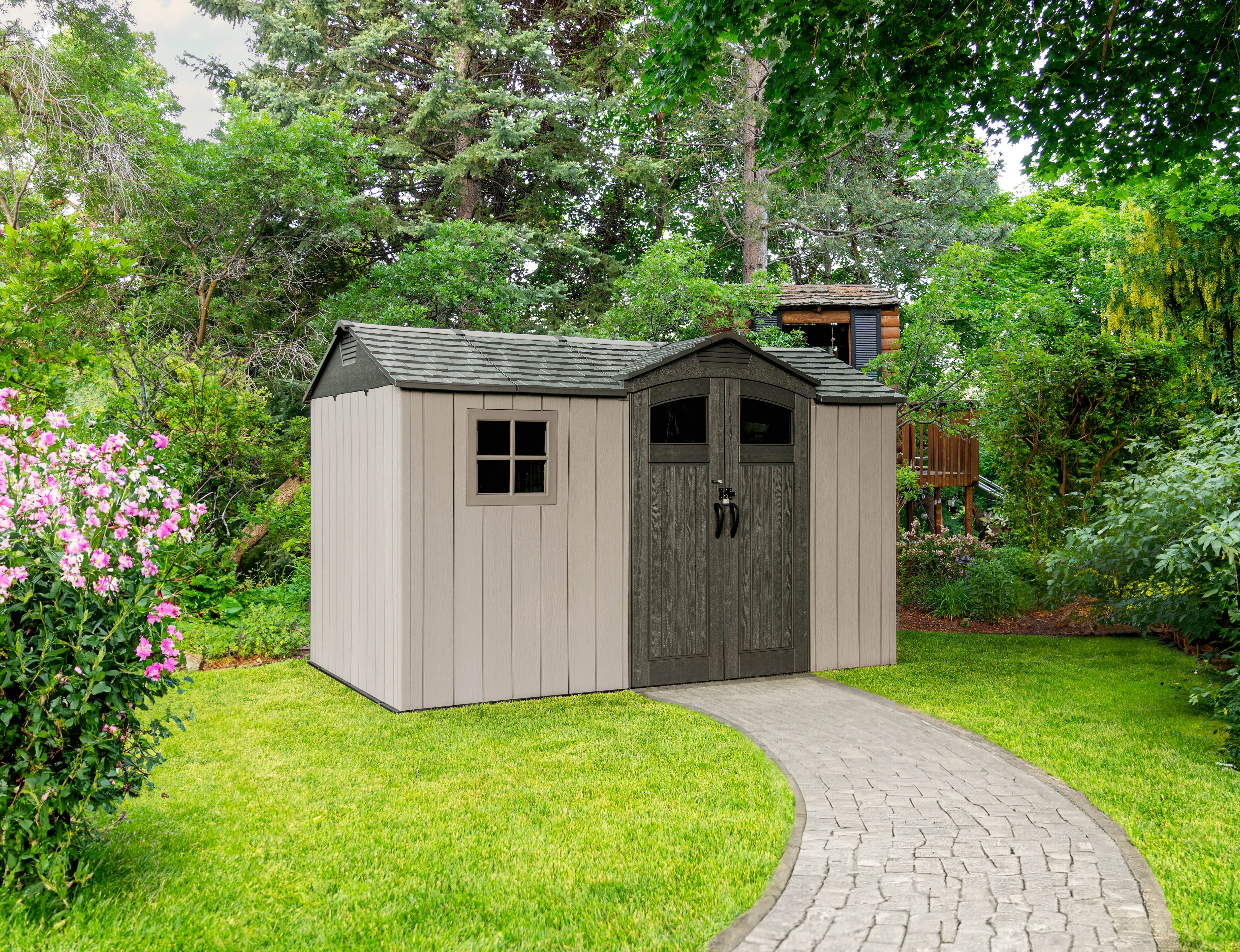 Lifetime Ger&auml;tehaus Pluto Grau 213,3x356,2x225,3cm 