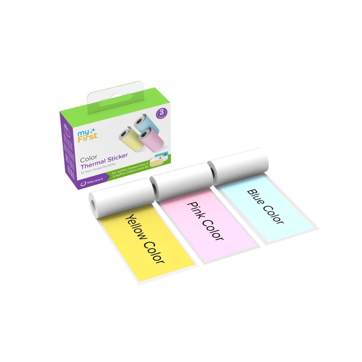 My First Insta Wi Sticker Pink Blue Yellow 