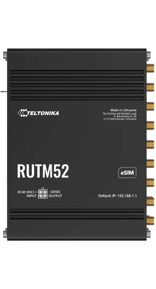 Teltonika RUTM52 Schwarz 