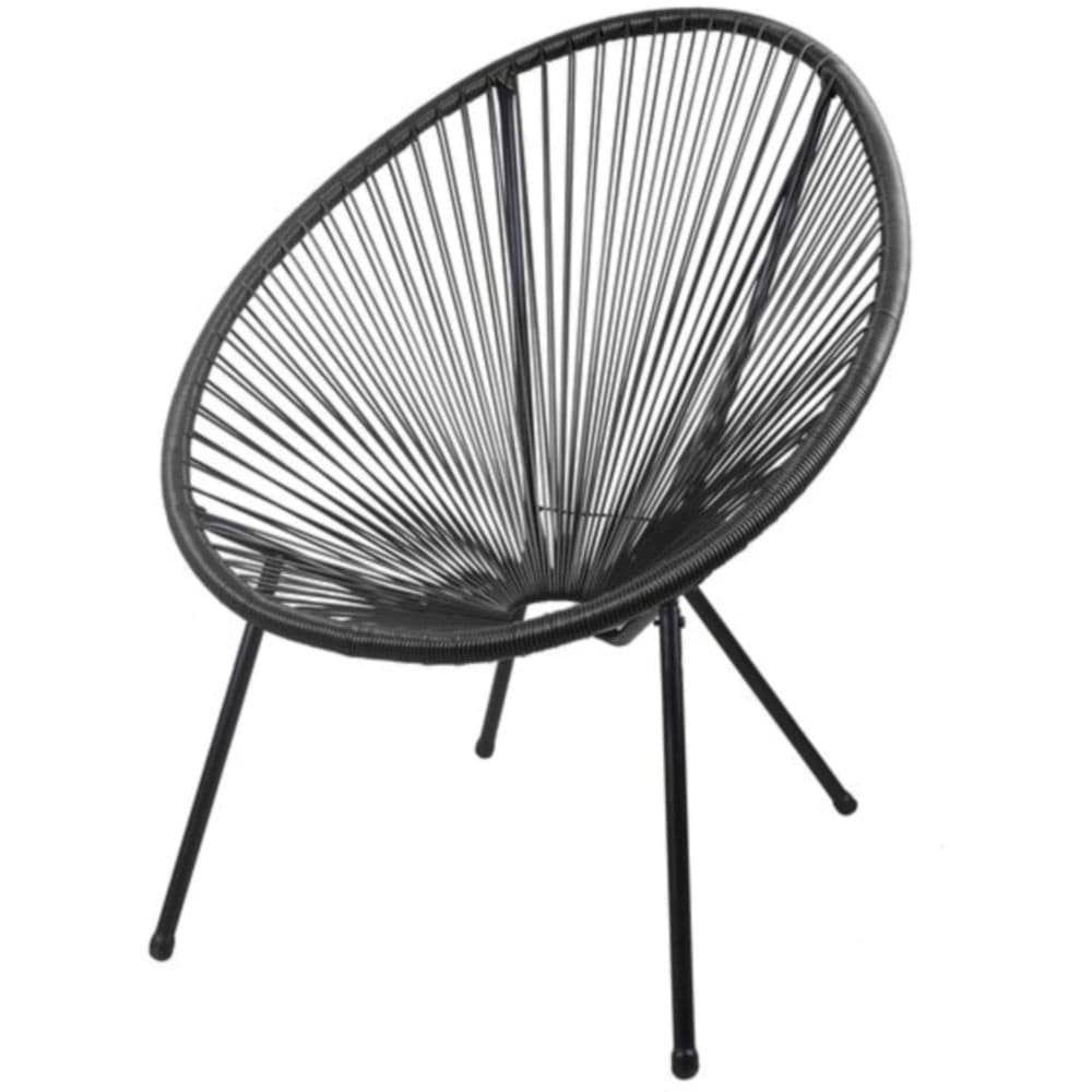 Relaxsessel DALIDA 2er Set schwarz 