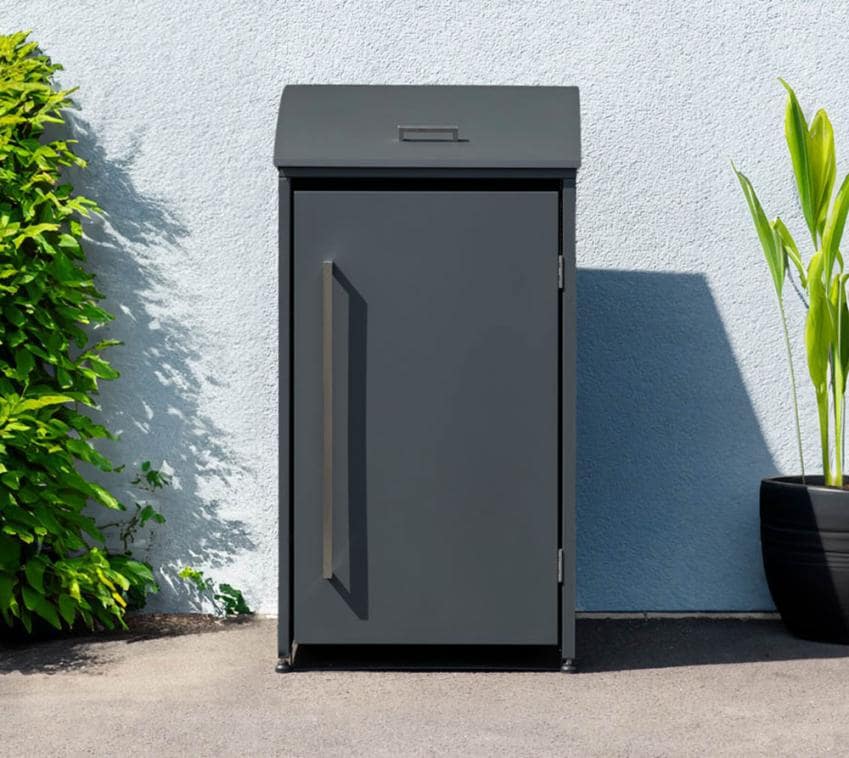 Westmann M&uuml;lltonnenbox Moderna 1 | 1x 240 L Anthrazit 83x72x135cm 