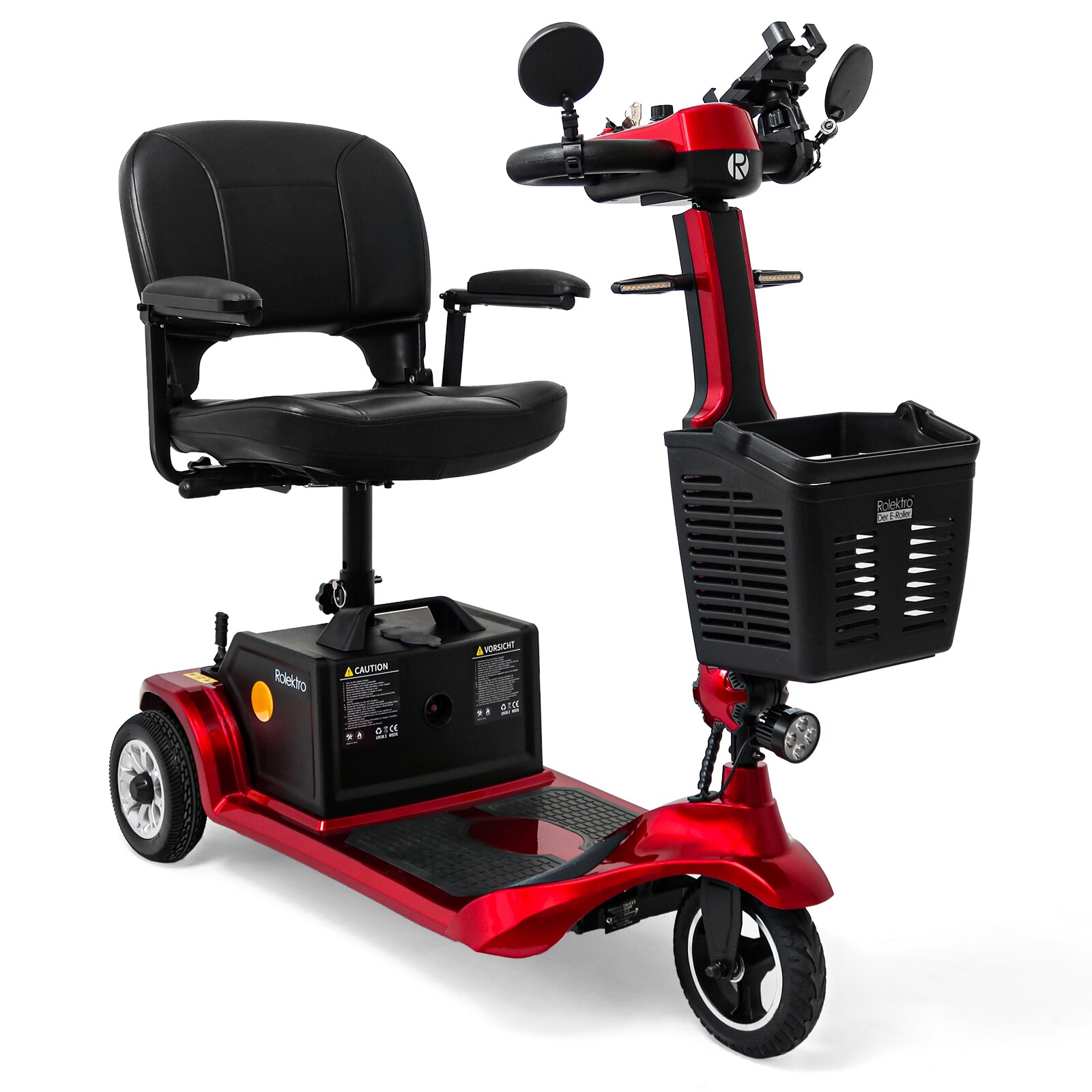 , E-Trike 6 V.3, Rot , Lithium-Akku, 300W