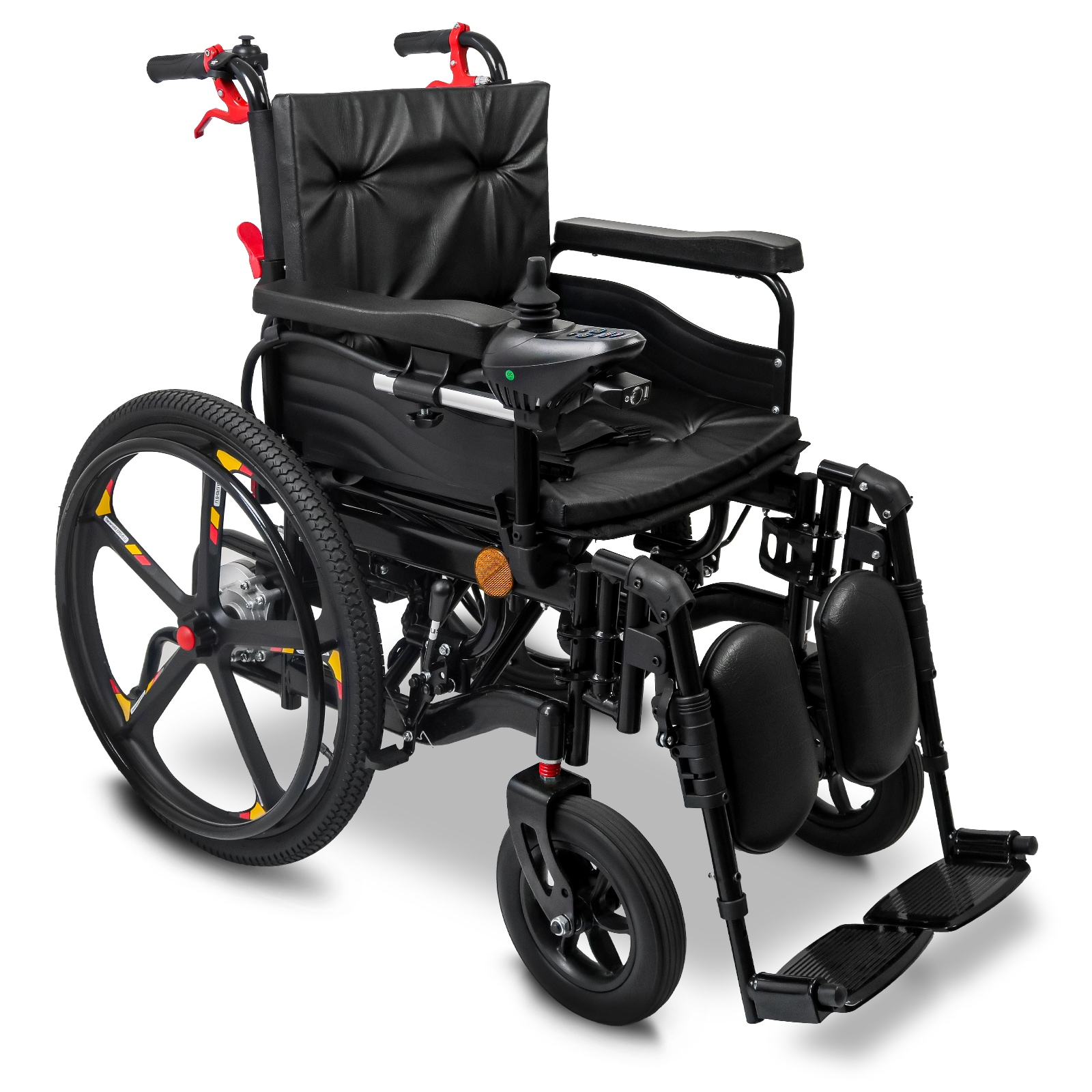 Rolektro, ERS-6 Li, Elektrorollstuhl 6 km/h, Schwarz, 24V-15Ah Lithium Akku, 2x250 Watt 