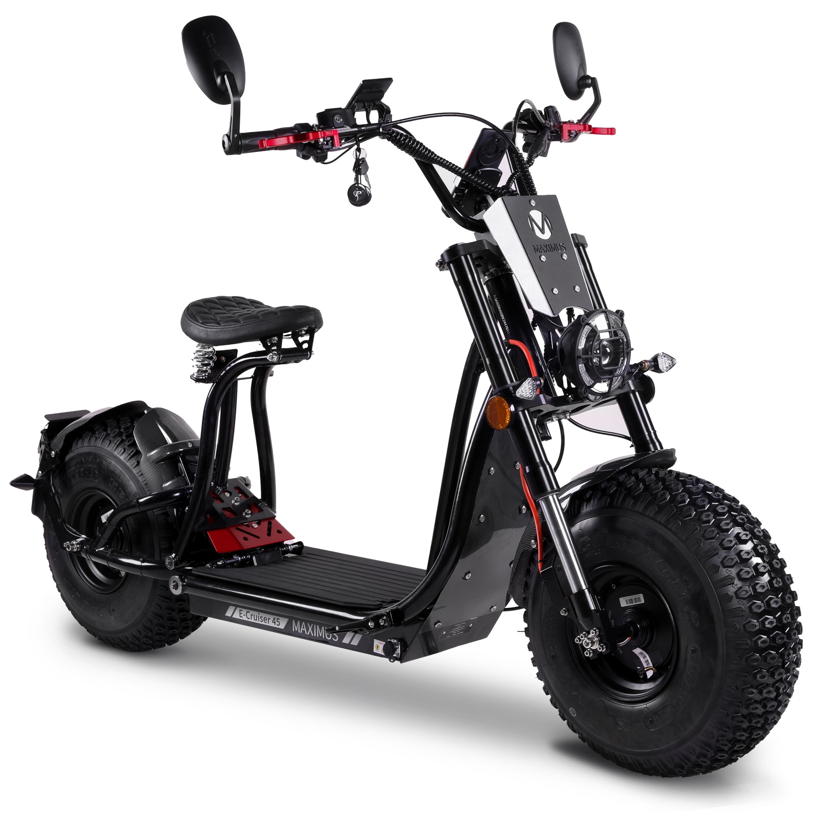 Maximus, E-Cruiser 45 - 45 km/h, 60V-25,6 Ah Lithium Akku, 2x1500 Watt 