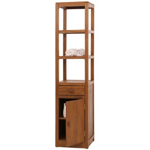 Teak-Regal MCW-M86, Badschrank Badregal Badezimmer, hochwertiges B-Grade-Teak (Kernholz, 20-30 Jahre), 180x40cm 