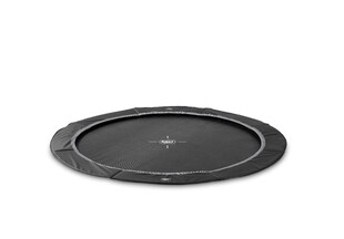 EXIT InTerra ebenerdige sports Trampolin ø244cm - schwarz 
