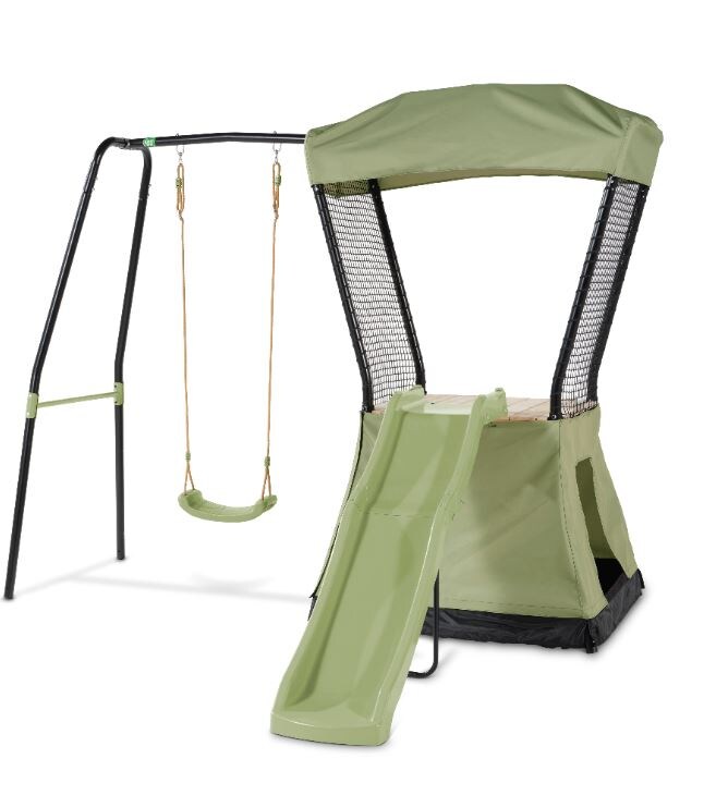 EXIT Ivy Spielturm mit Rutsche und Schaukel