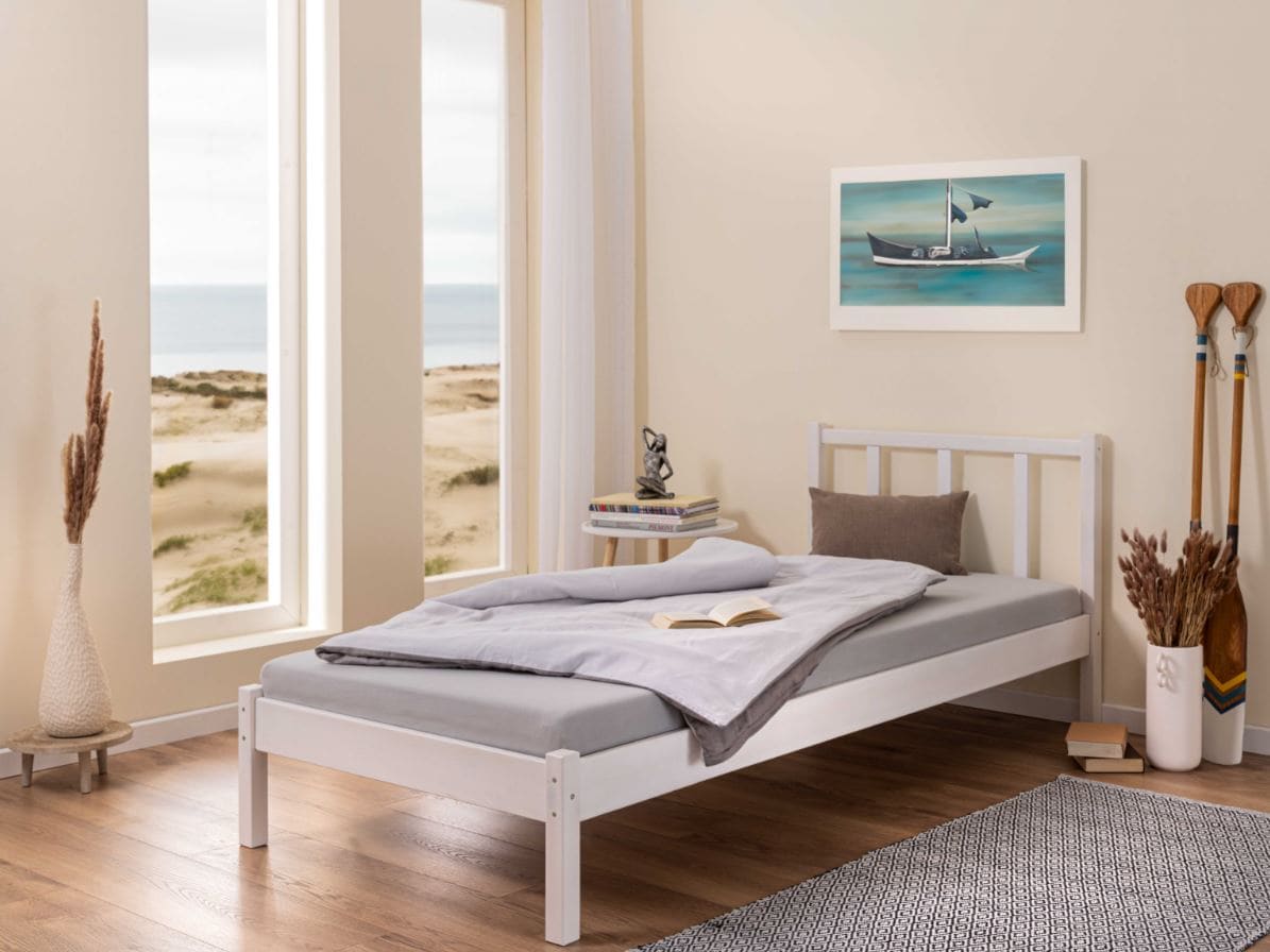 Inter Link Bettgestell Fredy - Kiefer Massivholz - 90x200 cm 