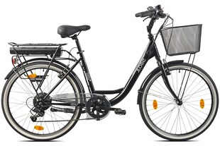 LLobe Shopper City E-Bike 26", schwarz 
