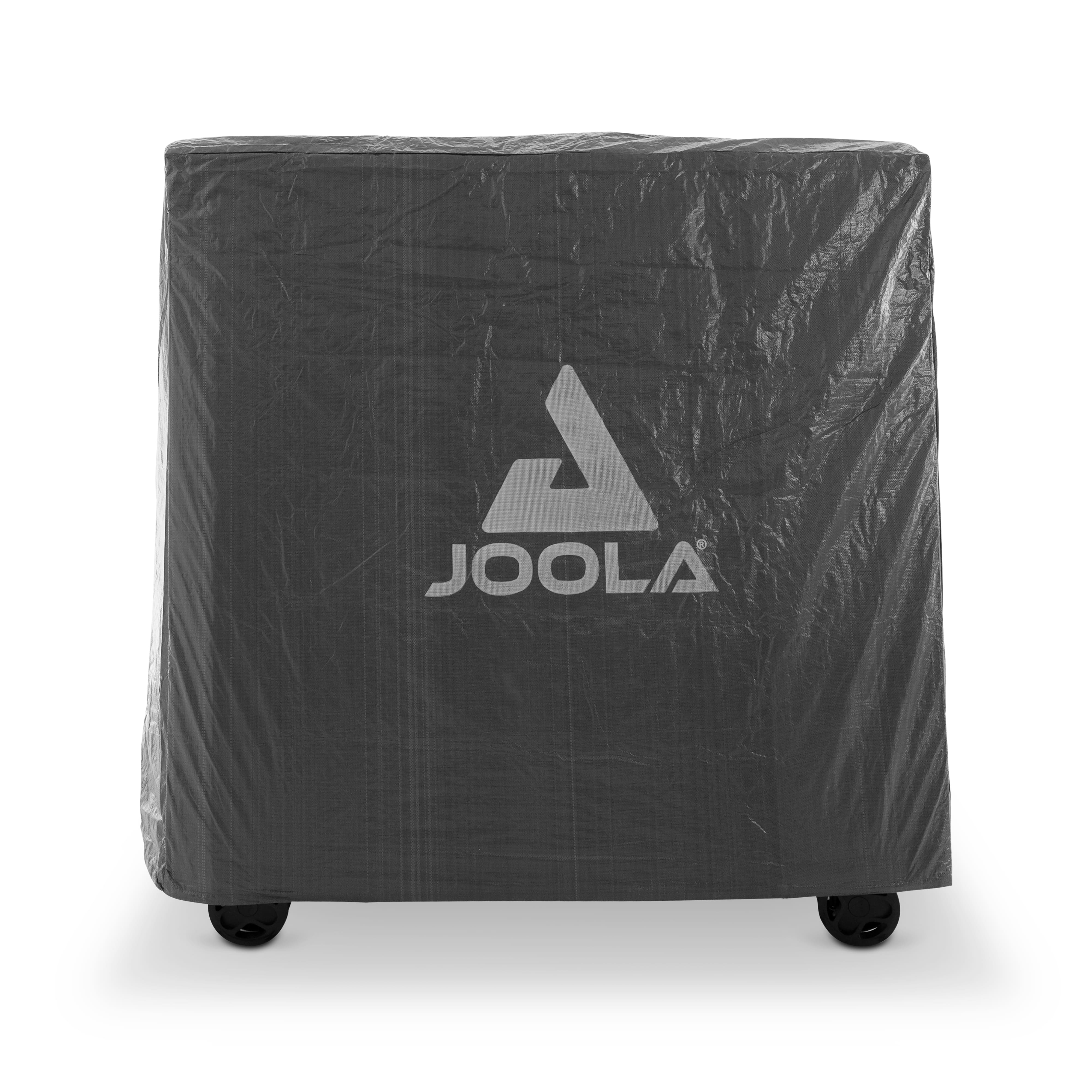 JOOLA Tischtennisplatte Abdeckung Tischabdeckung Wetterfeste Schutzh&uuml;lle Outdoor und Indoor, Schwarz, 150 x 160 x 50-80 cm 