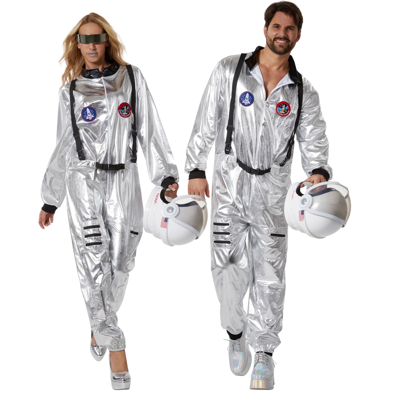 tectake® Unisexkostüm Astronaut