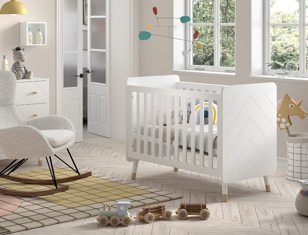 BILLY Babybett LF 60 x 120 cm, m. verst. Lattenrost - versch. Ausf&uuml;hrungen - Wei&szlig; 