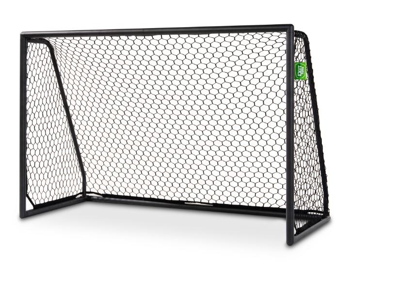EXIT Scala Aluminium Fu&szlig;balltor 180x120cm - schwarz 