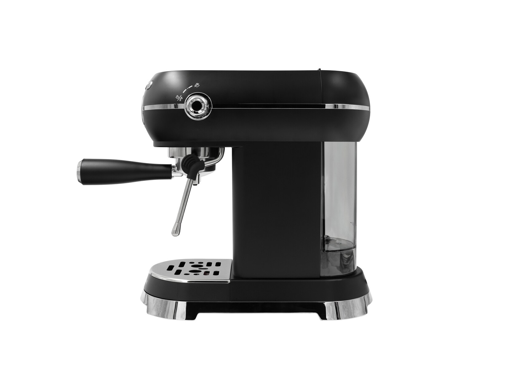 HOME DELUXE Espresso Siebträgermaschine EXQUISITE Matt Schwarz
