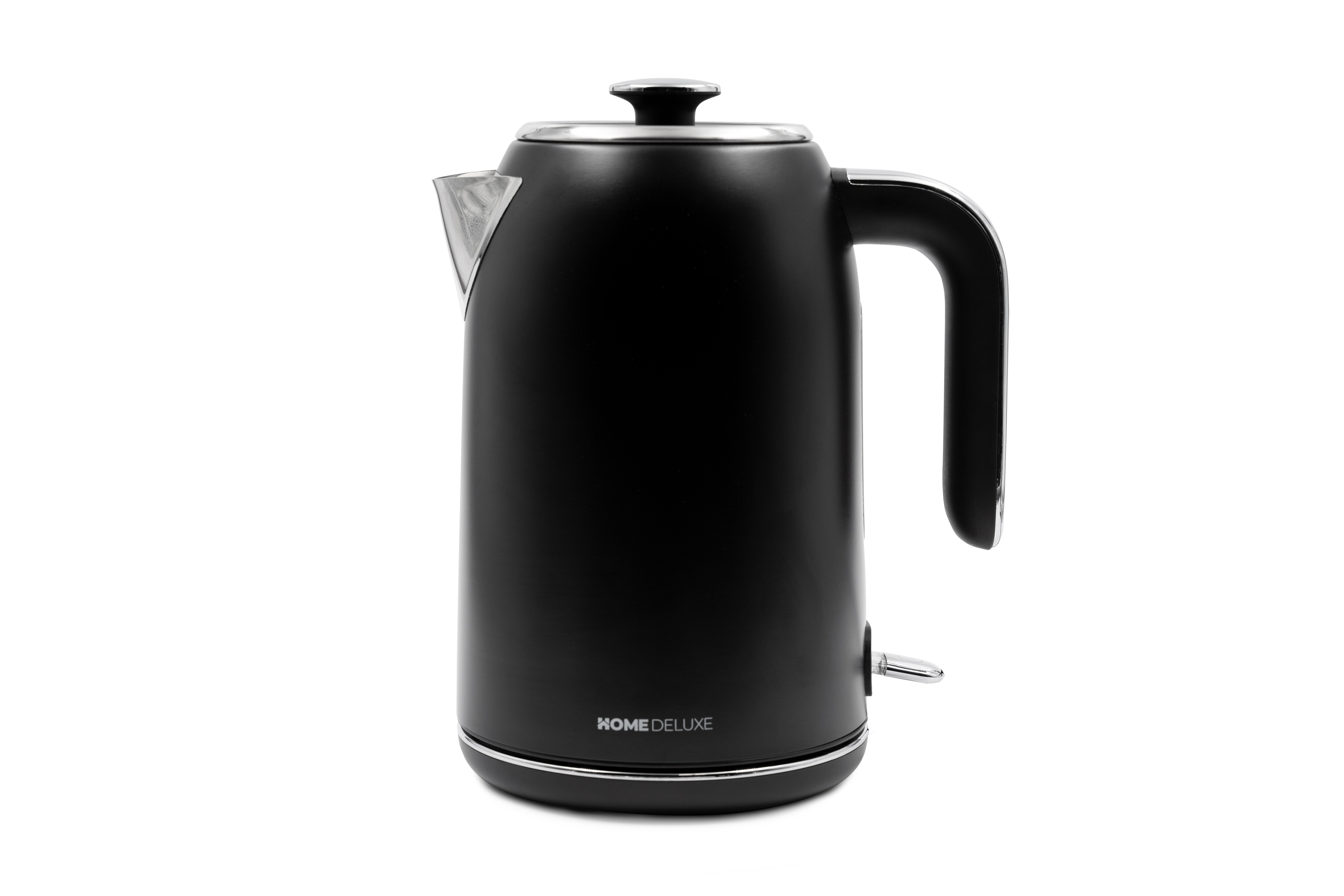 HOME DELUXE Wasserkocher NOBLE Matt Schwarz 