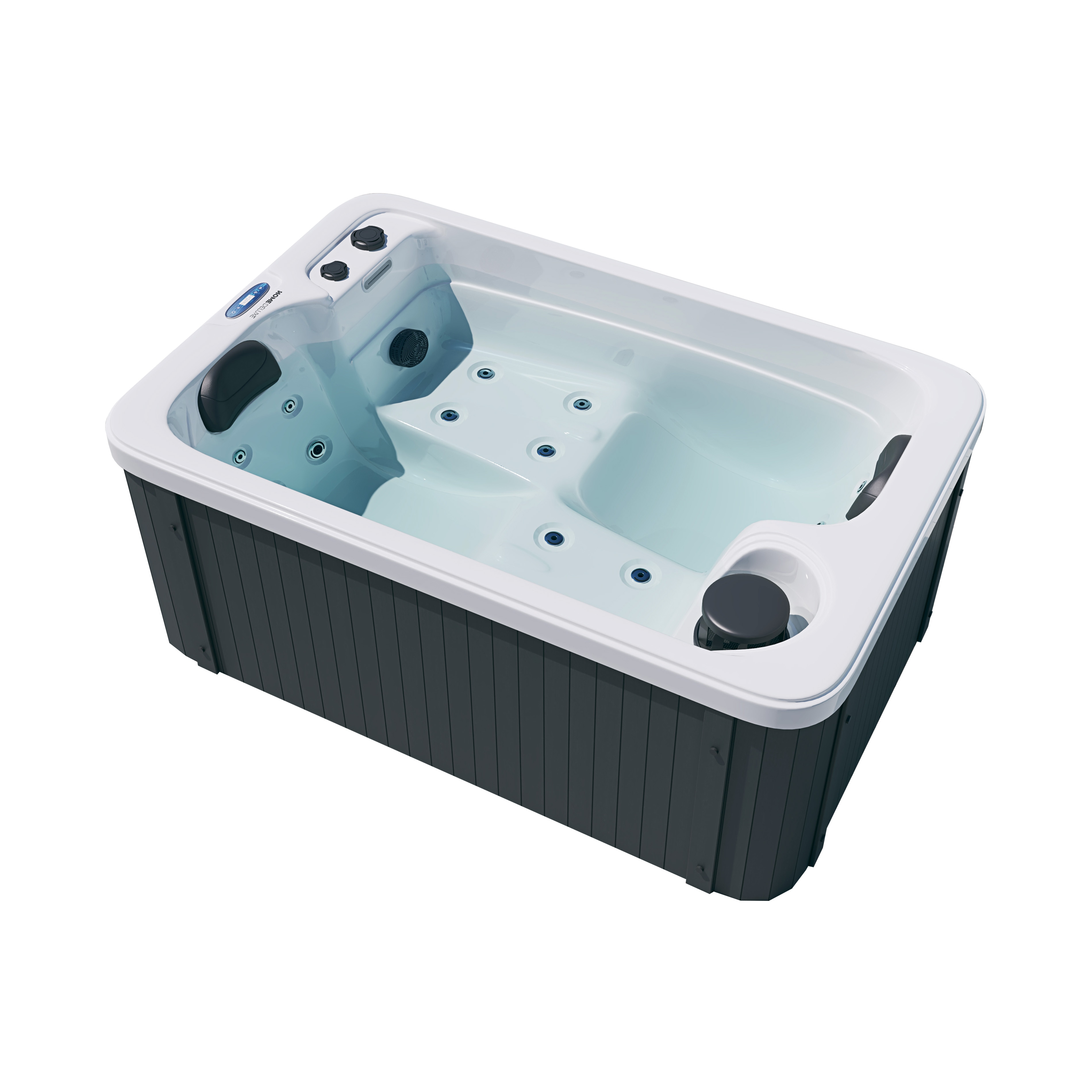 HOME DELUXE Outdoor Whirlpool HORIZON 175 x 115 cm PURE 
