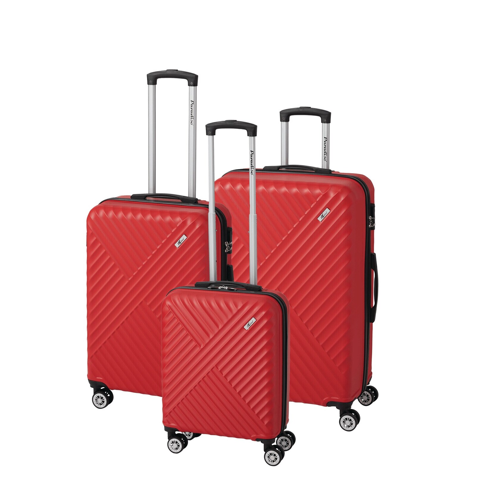 Trolley-Set "" 3-tlg. - rot