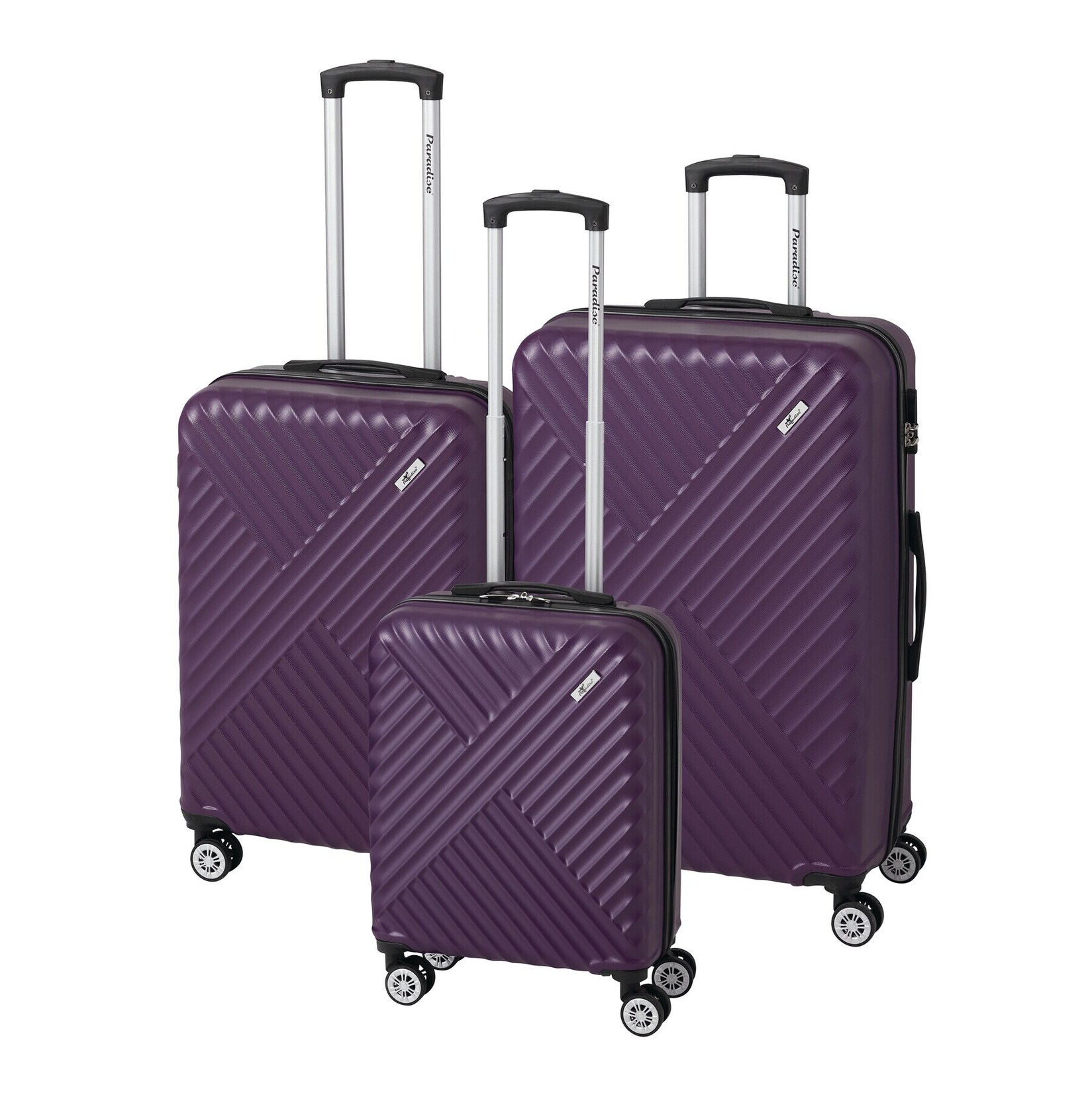 Trolley-Set "" 3-tlg. - lila