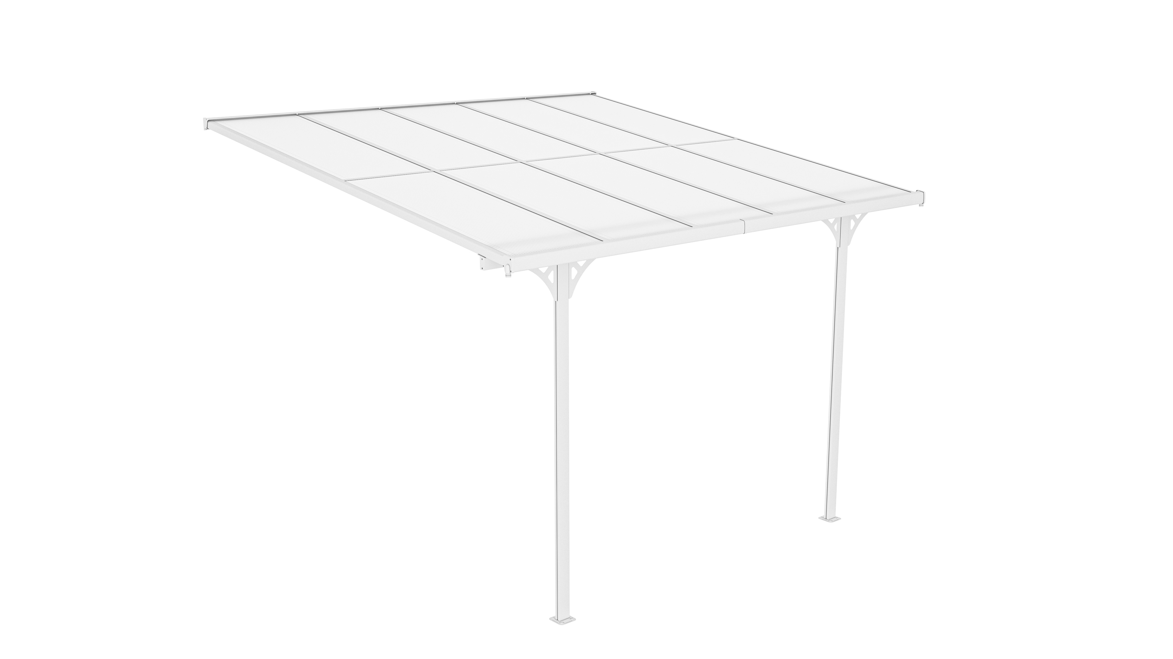 Westmann Terrassen&uuml;berdachung Bruce 313 - Wei&szlig; 