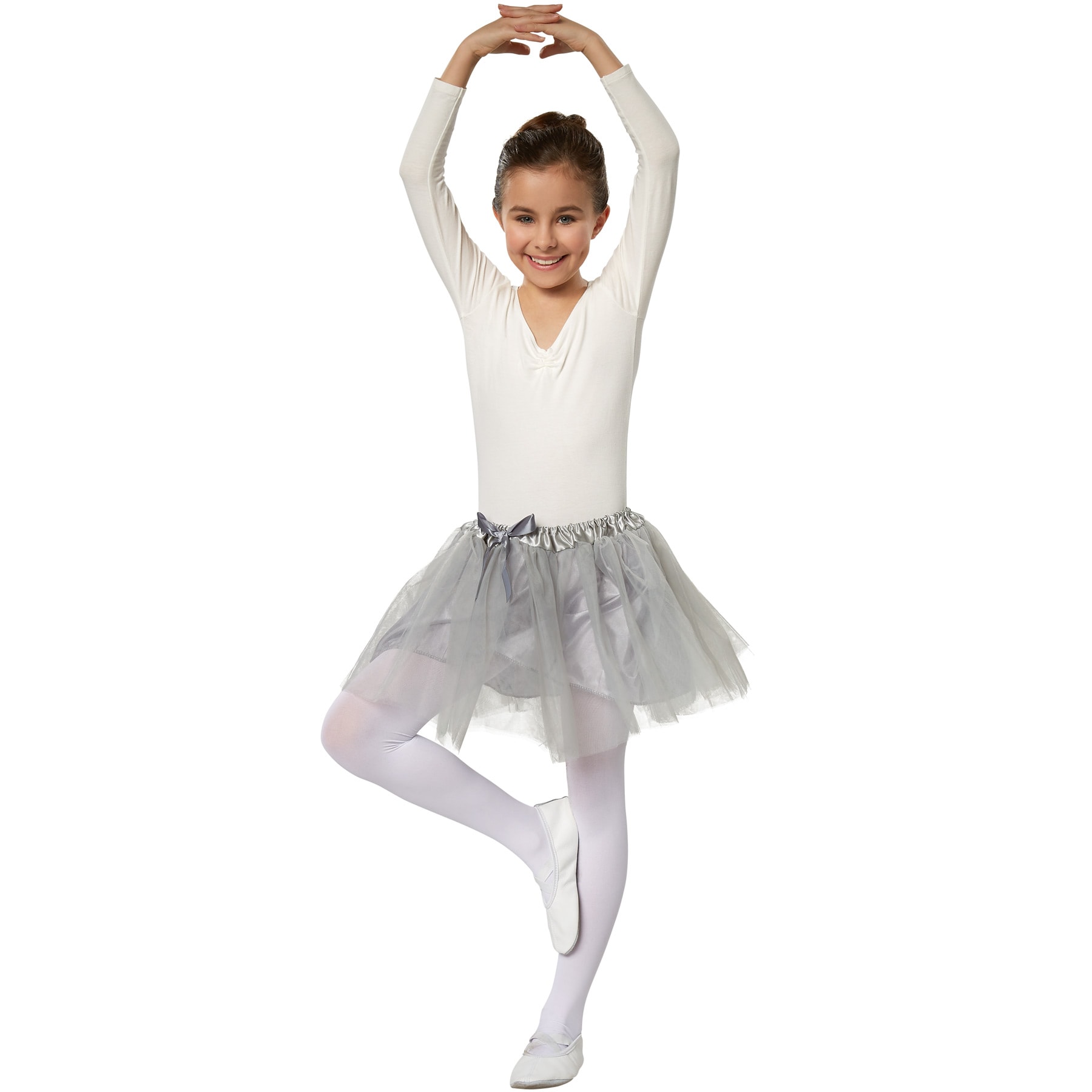 tectake&reg; Kinder Tutu grau 
