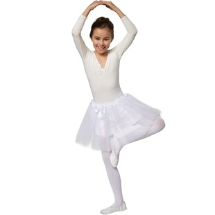 tectake® Kinder Tutu weiß 