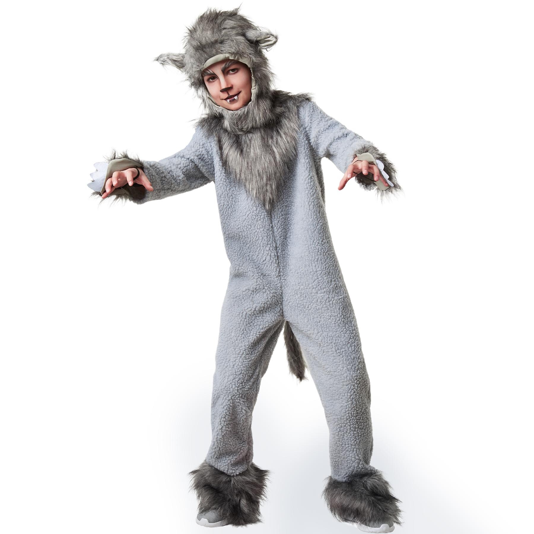 tectake&reg; Kinderkost&uuml;m W&ouml;lfchen Wildfang 