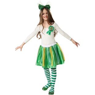 tectake® St. Patrick's Day Kinder Tutu in Nationalfarben 