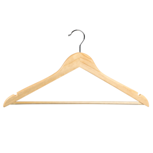 Formkleiderbügel, 12er Pack, FSC, natur 